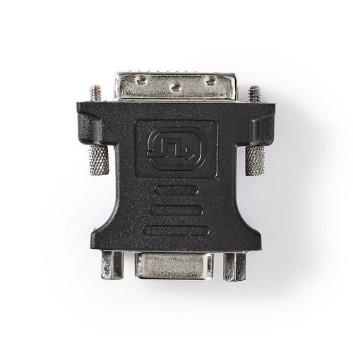 DVI Adapter | DVI-I 24+5-Pin Male | VGA Female | Nickel Plated | Straight | PVC | Black | Box CCGB32902BK