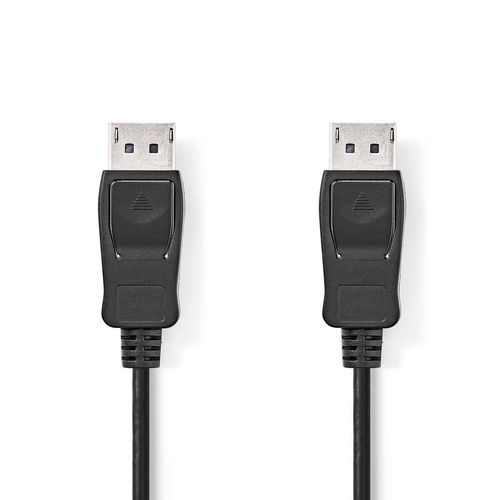 DisplayPort Cable | DisplayPort Male | DisplayPort Male | 4K@60Hz | Gold Plated | 2.00 m | Round | PVC | Black | Box CCGB37010BK20 5412810288540
