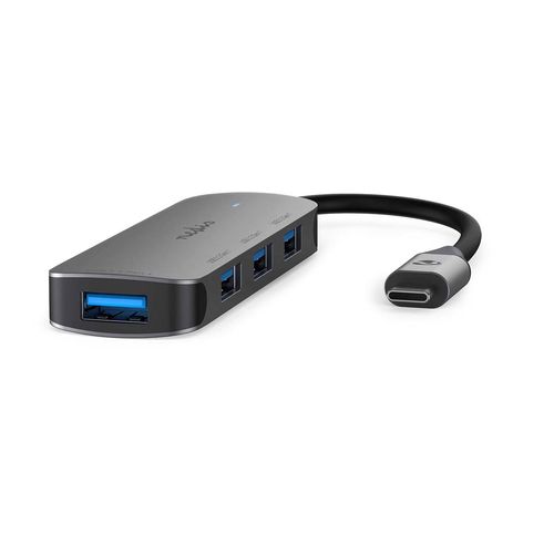 USB Hub | 1x USB-C™ | 4x USB A Female | 4 port(s) | USB 3.2 Gen 1 | USB Powered | 5 Gbps CCGB64220GY01 5412810415489