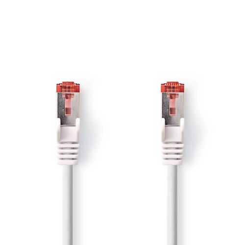 CAT6 Network Cable | RJ45 Male | RJ45 Male | S/FTP | 0.25 m | Indoor | Round | LSZH | White | Box CCGB85221WT025 5412810423897