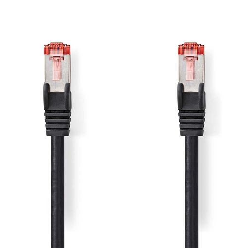 CAT6 Network Cable | RJ45 Male | RJ45 Male | S/FTP | 0.50 m | Round | LSZH | Black | Label CCGL85221BK05 5412810423170