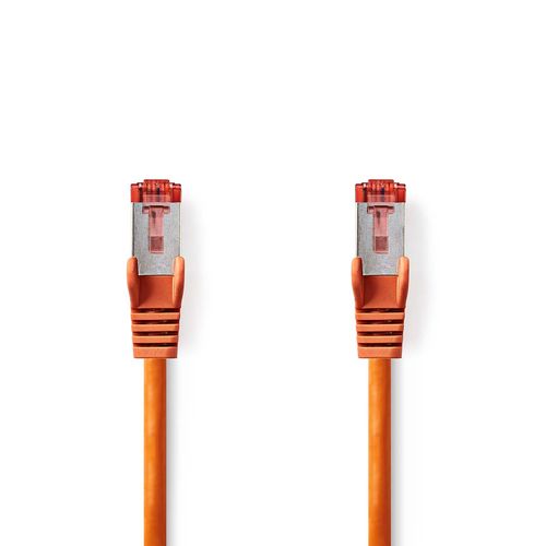 CAT6 Network Cable | RJ45 Male | RJ45 Male | S/FTP | 10.0 m | Round | LSZH | Orange | Label CCGL85221OG100 5412810423675