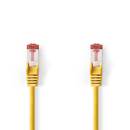 CAT6 Network Cable | RJ45 Male | RJ45 Male | S/FTP | 10.0 m | Round | LSZH | Yellow | Label CCGL85221YE100 5412810424085