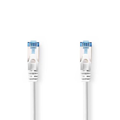 CAT6a Network Cable | S/FTP | RJ45 Male | RJ45 Male | 5.00 m | Snagless | Round | LSZH | White | Label CCGL85330WT50 5412810424245