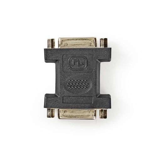 DVI Adapter | DVI-I 24+5-Pin Female | DVI-I 24+5-Pin Female | Nickel Plated | Straight | PVC | Black | Polybag CCGP32950BK