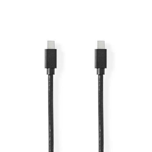 Mini DisplayPort Cable | DisplayPort 1.4 | Mini DisplayPort Male | Mini DisplayPort Male | 48 Gbps | Nickel Plated | 2.00 m | Round | PVC | Black | Envelope CCGP37504BK20 5412810322336
