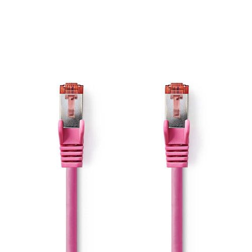 CAT6 Network Cable | RJ45 Male | RJ45 Male | S/FTP | 15.0 m | Round | LSZH | Pink | Polybag CCGP85221PK150 5412810278046