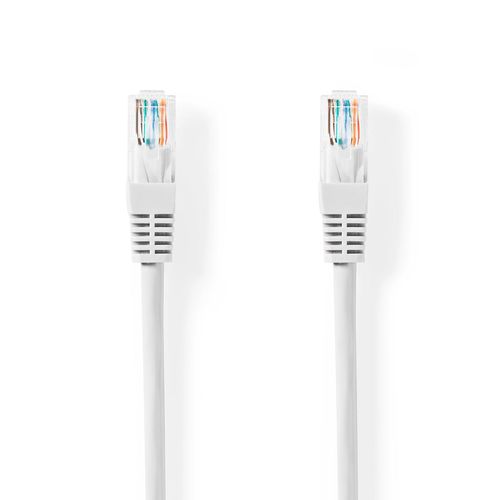 CAT5e Network Cable | U/UTP | RJ45 Male | RJ45 Male | 7.50 m | Round | PVC | White | Tag CCGT85100WT75 5412810327485