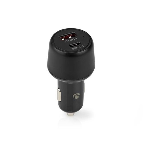 Car Charger | 48 W | 2x 3.0 A | Number of outputs: 2 | Port type: USB-A / USB-C™ | | Automatic Voltage Selection CCPD30W100BK
