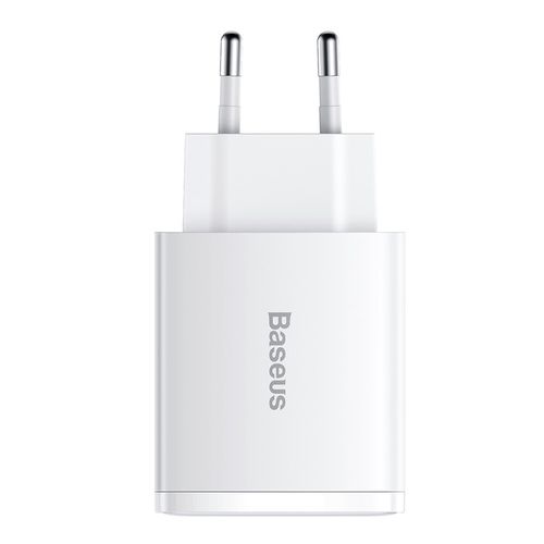 Wall Quick Charger 30W 2xUSB + USB-C QC3.0 PD3.0, White CCXJ-E02 6953156207301