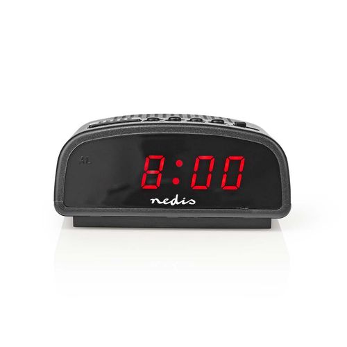 Digital Desk Alarm Clock | LED Display | Snooze function | No | Black CLDK008BK