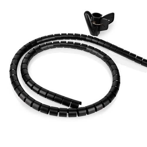 Cable Management | Spiral Sleeve | 1 pcs | Maximum cable thickness: 22 mm | PE | Black CMSW1922BK200 5412810406111