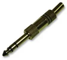 6.35MM JACK - BLACK/STEREO/GOLD PSG01780