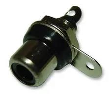 PHONO SOCKET, BLACK/NICKEL PSG08298