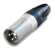 CONNECTOR, XLR AUDIO, PLUG, 3POS, CABLE NC3MXX-D
