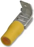 PIGGY BACK TERMINALS YELL 24A 100/PK STPBDD5-250