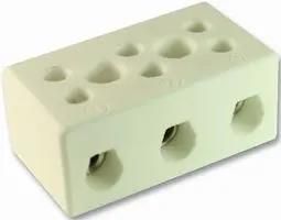 HIGH TEMP CONNECTION BLOCK, 3POS, 76A CHTB16/3N