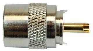 UHF CONNECTOR MALE BRASS RG59U RW4-002