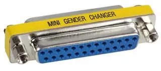 GENDER CHANGER, F-F, 25WAY SPC19776