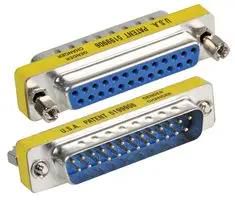 GENDER CHANGER, MALE-FEMALE, 25WAY SPC15434