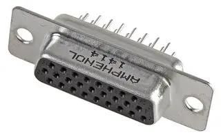 CONNECTOR, HD D SUB, RCPT, 26POS L77HDA26SOL2