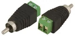 CONNECTOR, PHONO, MALE, SCREW TERMS CLB-R59-1