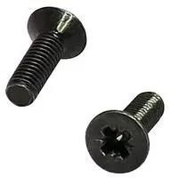 SCREW, M3, ROUND/FLAT HEAD, BLACK, PK50 KADSCRF