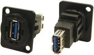 USB ADAPTER, 3.0 TYPE A RCPT-RCPT CP30205NMB