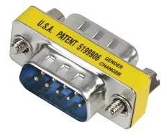 D-SUB ADAPTER, PLUG-PLUG, 9POS, PANEL SPC19827