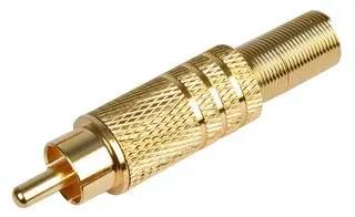PHONO PLUG, GOLD PSG08650