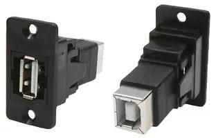 USB ADAPTER, 2.0 TYPE A RCPT-B RCPT CP30609N