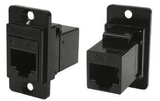 ADAPTR, RJ45 JACK-JACK, 8P8C, CAT5E, CSK CP30720MB