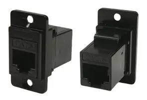ADAPTR, RJ45 JACK-JACK, 8P8C, CAT6, CSK CP30722MB
