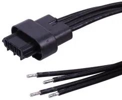 WTB CABLE, 4P SQUBA RCPT-FREE END, 11.8" 216621-1042