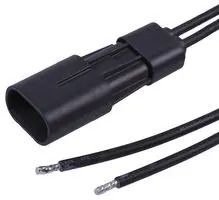 WTB CABLE, 2P SQUBA PLUG-FREE END, 5.9" 216623-1021