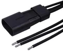 WTB CABLE, 3P SQUBA PLUG-FREE END, 23.6" 216623-1033