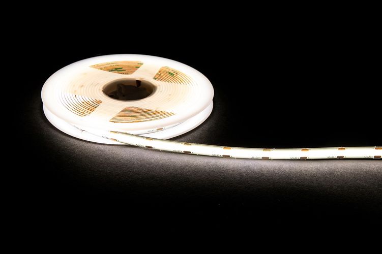 LED juostos rinkinys su maitinimo šaltiniu, 5m, COB, 8W/m, 12Vdc, 800lm/m, šiltai balta 3000K COB-480-WW-SET 4772081004111