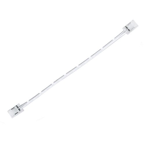 LED strip COB connctor, strip-strip, 10mm, transperent, 15cm wire COB-CON10C