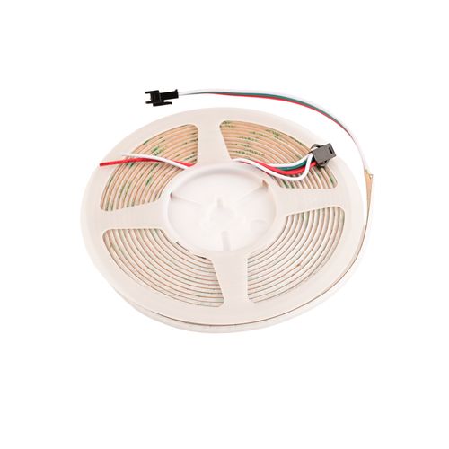 LED strip, 5Vdc, 14W/m, COB 160LED/m, RGB, IP20, digital IC WS2811 80pix/m COB-RGB160-14-5-IC