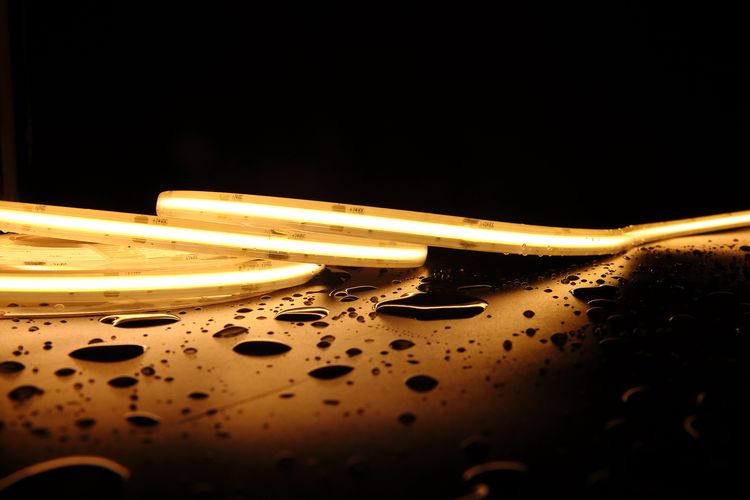 LED strip COB for sauna up to 105°C, 24V 10W/m, 890lm/m, IP67, 2700K warm white, 5m reel, LEMLUX COB-SAUNA-10WW 4772081010310