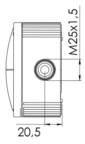 Jungiamoji dėžutė 110x110x66mm, Ø5.2-17mm kabeliams, hermetinė IP66/IP67 COMBI-607-LG