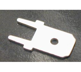 Terminal:flat;6.3mm;0.8mm;male;straight;THT;brass;tinned CO/6.3ML