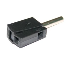 Kištukas bananinis 4 mm, 42V, 20A, užspaudžiamas, juodas WAGO CO/CX-BAN-215-311 4045454293499