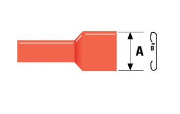 Female Disconnector 6.3mm Insulated Red 0.5-1.5mm² (ST-081) RoHS CO/ST-081/BL20 4772081003534