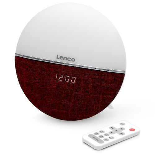 FM Alarm Clock Radio - Wake-up Light with Bluetooth® Red CRW-4BY 8711902041047
