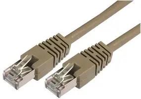 PATCH CORD, RJ45 PLUG-PLUG, GRY, 20M PSG91653