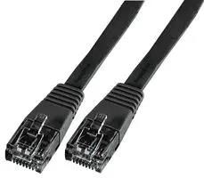LEAD, FLAT CAT5E, LSOH, BLACK, 20M PSG90672