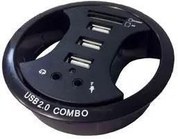 HUB, IN-DESK, USB/AUDIO/MEDIA USB150
