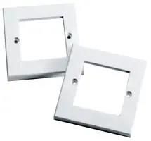 FACEPLATE, SINGLE GANG,2 MODULE EURO 008-010-010-25