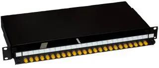 ST FIBRE PATCH PANEL, 24PORT, 1U 009-023-009-24